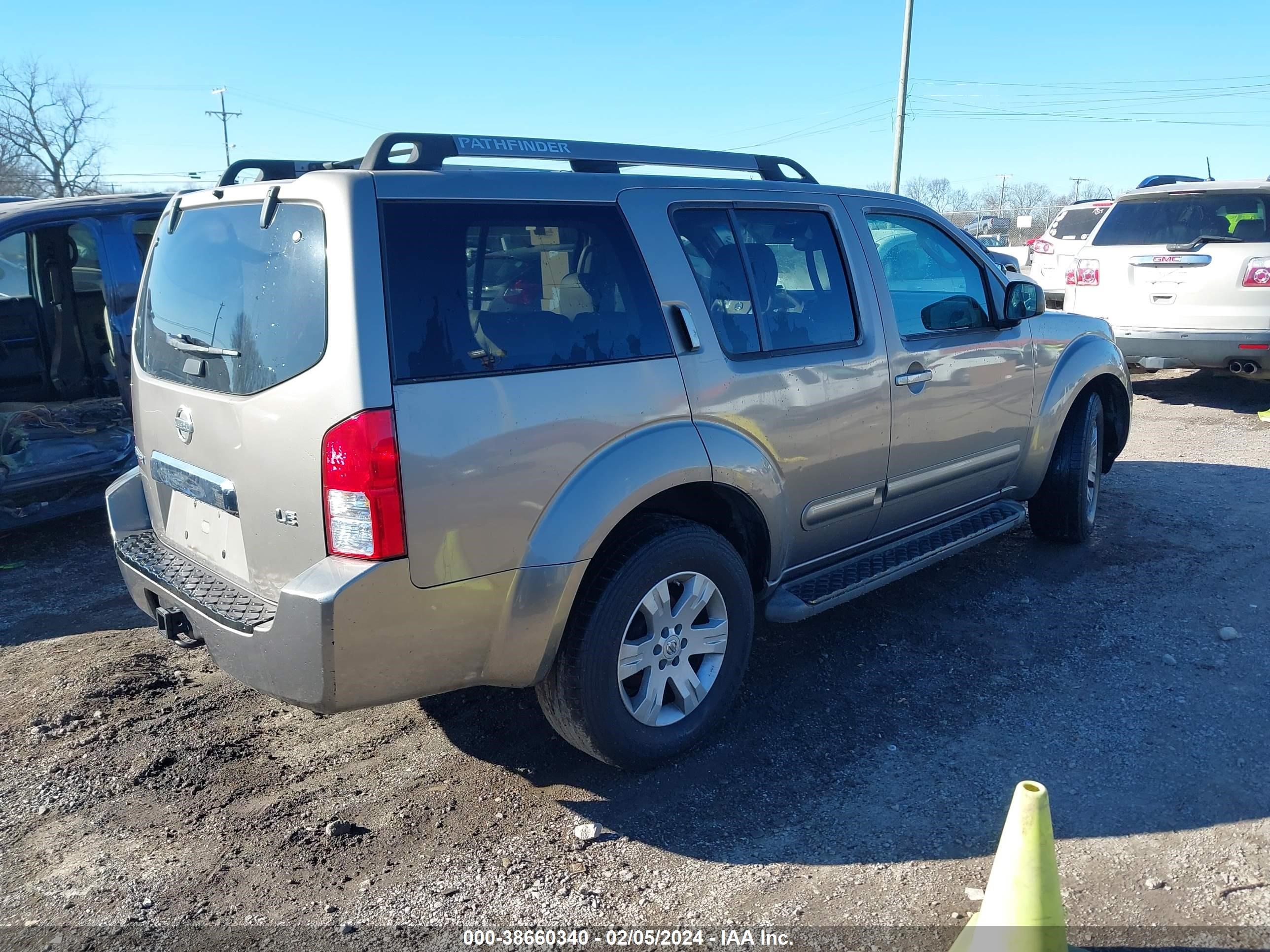 Photo 3 VIN: 5N1AR18U95C712550 - NISSAN PATHFINDER 