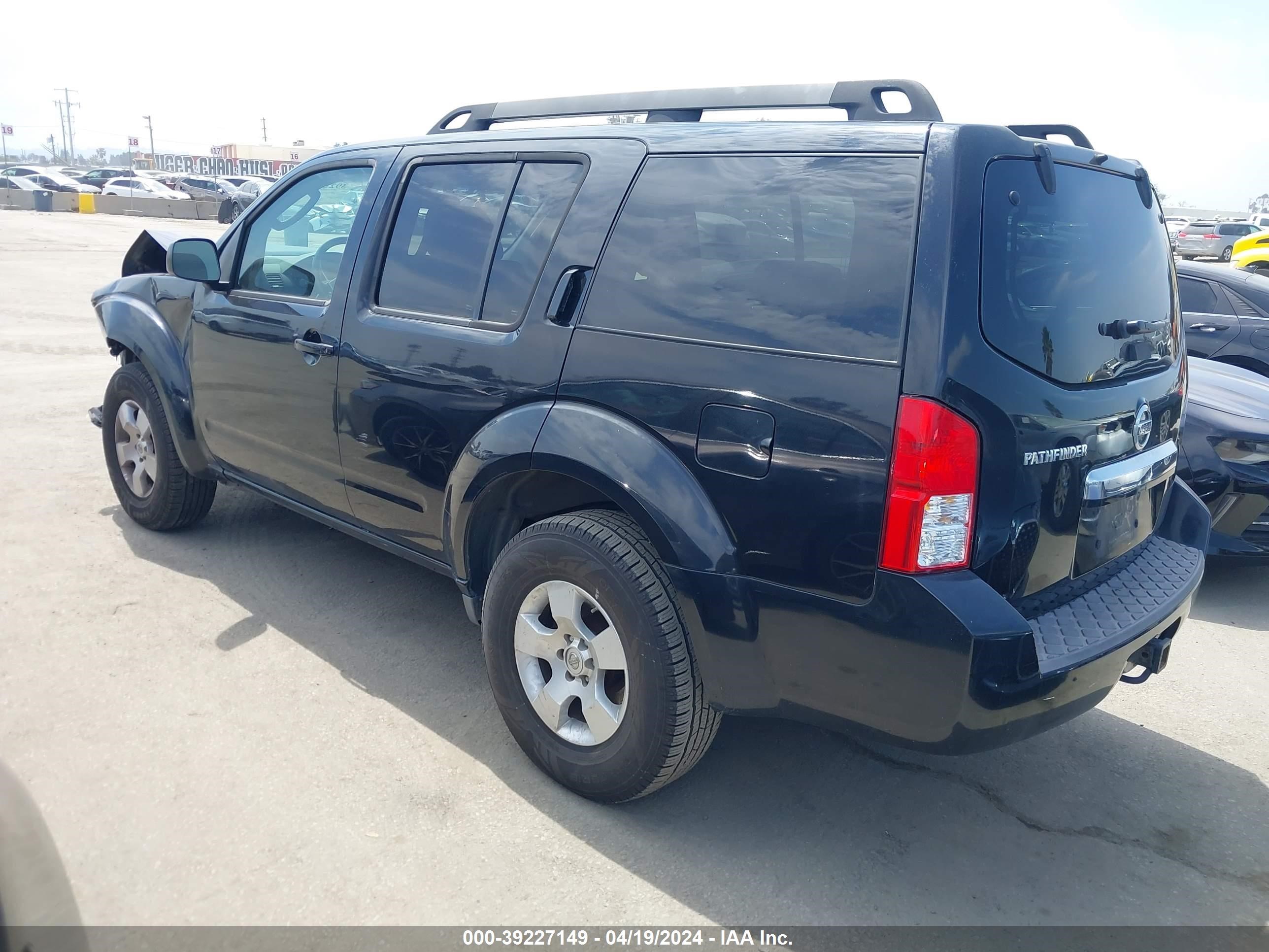 Photo 2 VIN: 5N1AR18U99C618206 - NISSAN PATHFINDER 