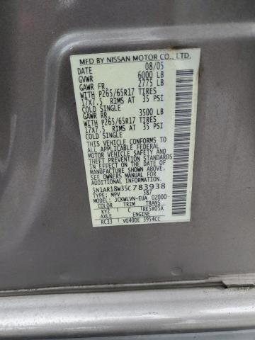 Photo 13 VIN: 5N1AR18W35C783938 - NISSAN PATHFINDER 