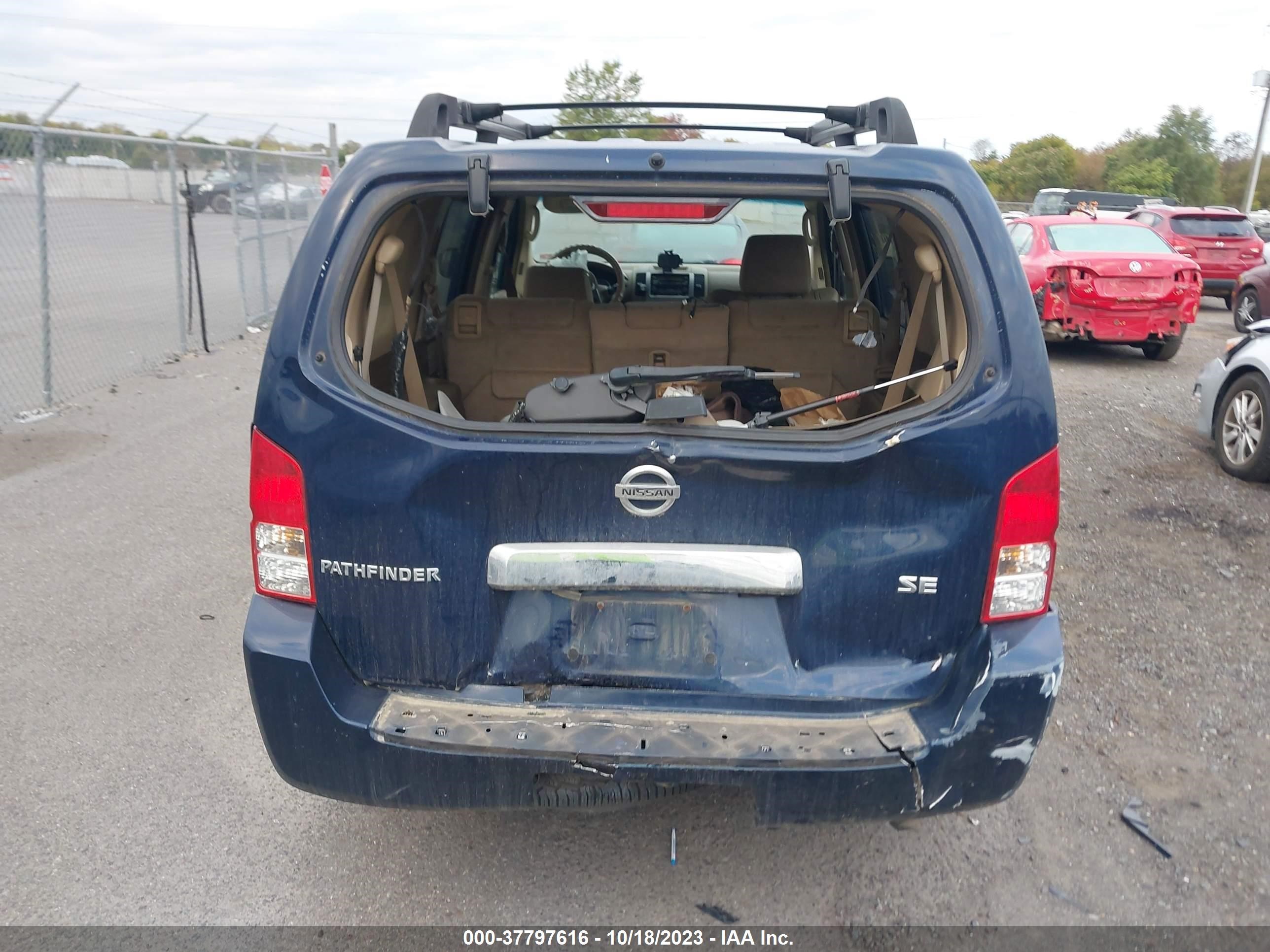 Photo 5 VIN: 5N1AR18W96C610071 - NISSAN PATHFINDER 