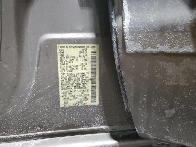 Photo 12 VIN: 5N1AR18WX6C609835 - NISSAN PATHFINDER 