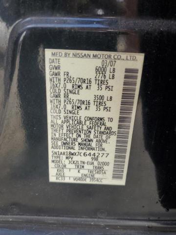 Photo 12 VIN: 5N1AR18WX7C644277 - NISSAN PATHFINDER 