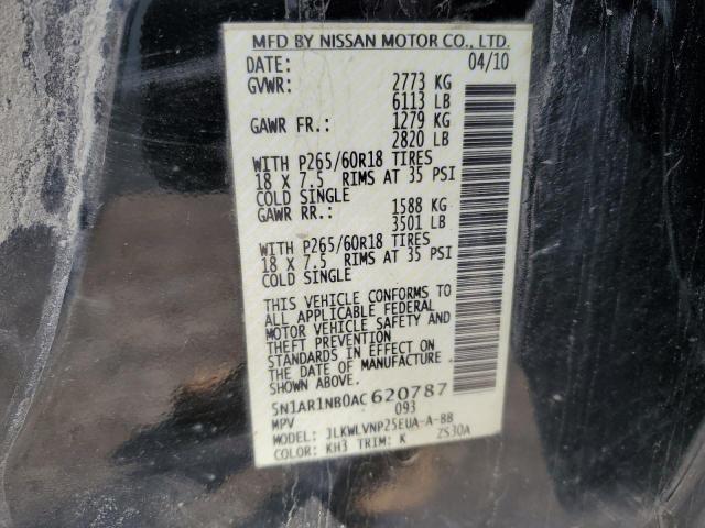 Photo 13 VIN: 5N1AR1NB0AC620787 - NISSAN PATHFINDER 