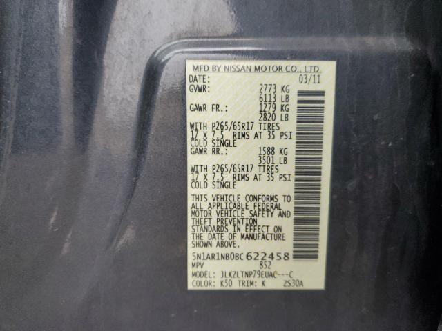 Photo 12 VIN: 5N1AR1NB0BC622458 - NISSAN PATHFINDER 