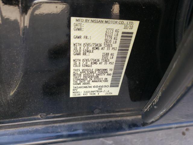 Photo 11 VIN: 5N1AR1NB2BC604690 - NISSAN PATHFINDER 