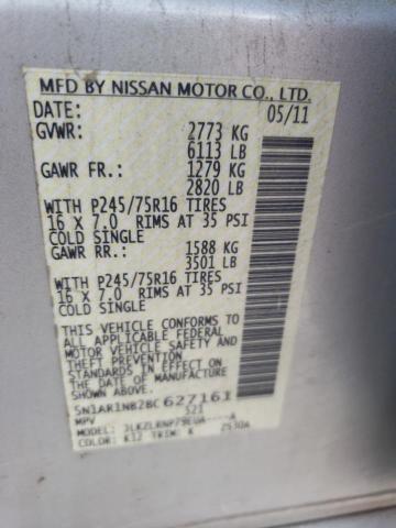 Photo 9 VIN: 5N1AR1NB2BC627161 - NISSAN PATHFINDER 