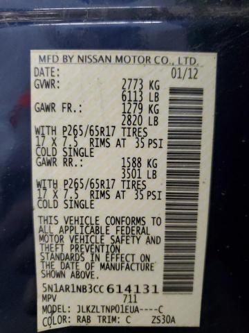 Photo 13 VIN: 5N1AR1NB3CC614131 - NISSAN PATHFINDER 