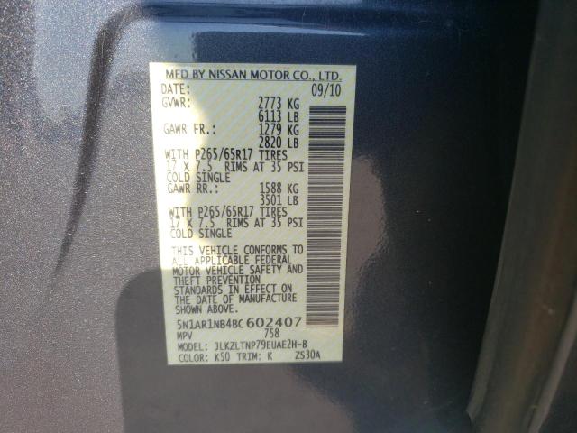 Photo 13 VIN: 5N1AR1NB4BC602407 - NISSAN PATHFINDER 