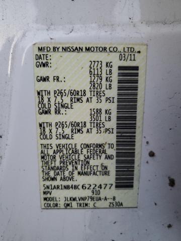 Photo 13 VIN: 5N1AR1NB4BC622477 - NISSAN PATHFINDER 