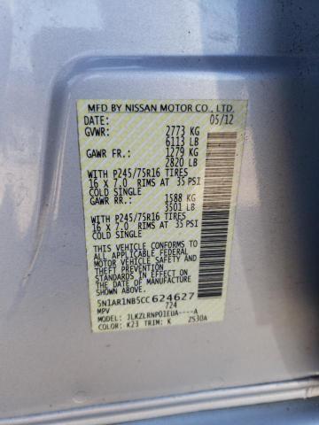 Photo 11 VIN: 5N1AR1NB5CC624627 - NISSAN PATHFINDER 