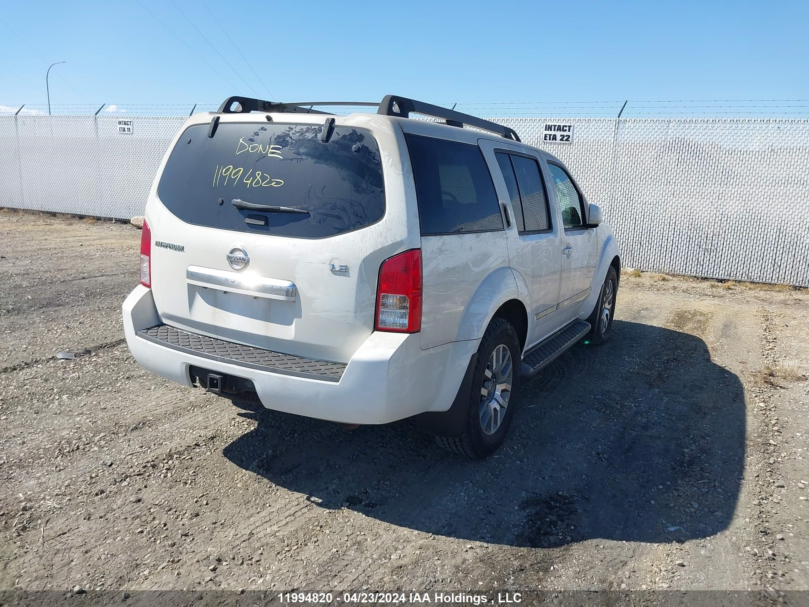 Photo 3 VIN: 5N1AR1NB6AC614539 - NISSAN PATHFINDER 