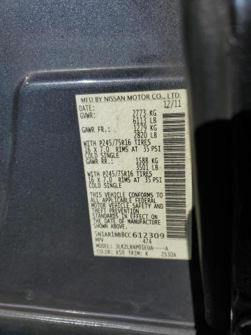 Photo 12 VIN: 5N1AR1NB8CC612309 - NISSAN PATHFINDER 