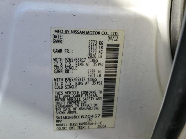 Photo 9 VIN: 5N1AR1NB8CC620457 - NISSAN PATHFINDER 