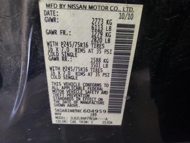 Photo 12 VIN: 5N1AR1NB9BC604959 - NISSAN PATHFINDER 