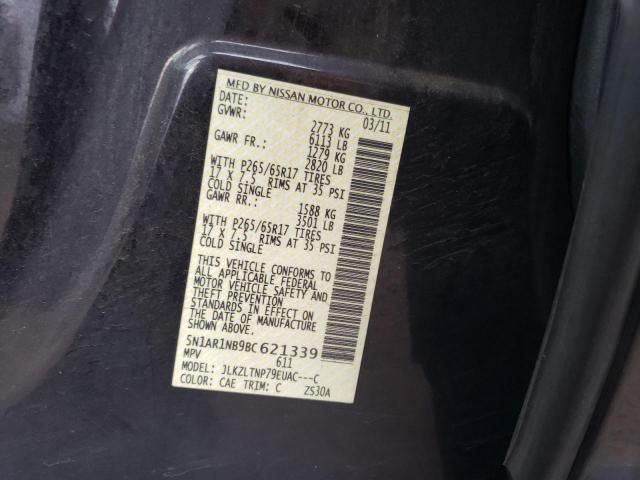 Photo 12 VIN: 5N1AR1NB9BC621339 - NISSAN PATHFINDER 