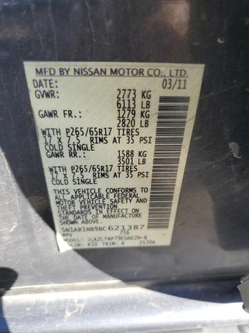 Photo 12 VIN: 5N1AR1NB9BC621387 - NISSAN PATHFINDER 