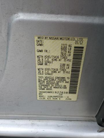 Photo 11 VIN: 5N1AR1NN0CC627638 - NISSAN PATHFINDER 