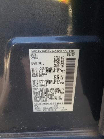 Photo 12 VIN: 5N1AR1NN1AC622641 - NISSAN PATHFINDER 