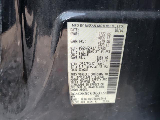 Photo 9 VIN: 5N1AR1NN2BC606319 - NISSAN PATHFINDER 