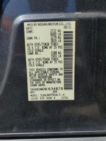 Photo 13 VIN: 5N1AR1NN2BC634878 - NISSAN PATHFINDER 