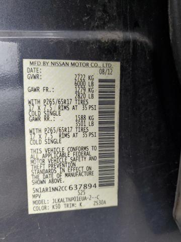 Photo 13 VIN: 5N1AR1NN2CC637894 - NISSAN PATHFINDER 