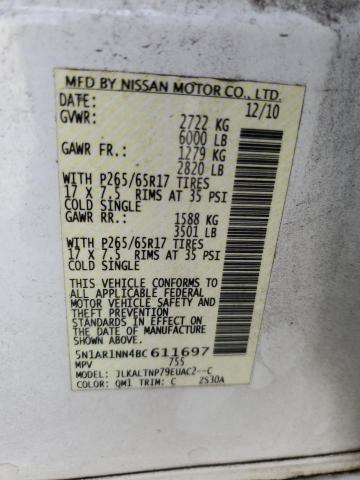 Photo 12 VIN: 5N1AR1NN4BC611697 - NISSAN PATHFINDER 