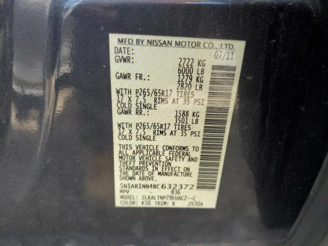 Photo 9 VIN: 5N1AR1NN4BC632372 - NISSAN PATHFINDER 