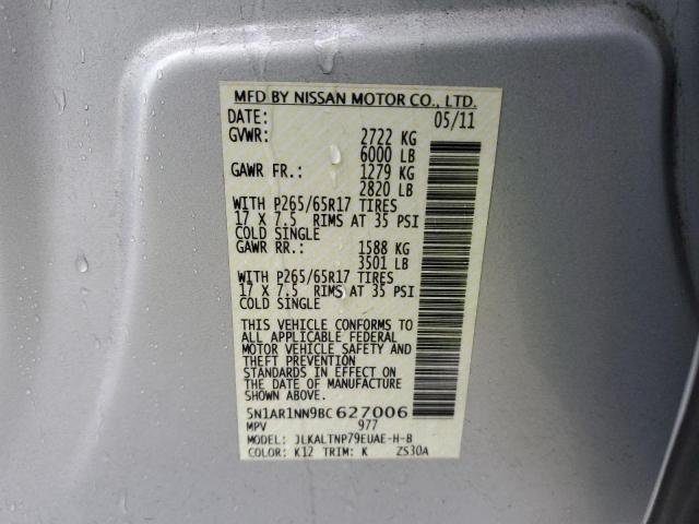 Photo 13 VIN: 5N1AR1NN9BC627006 - NISSAN PATHFINDER 