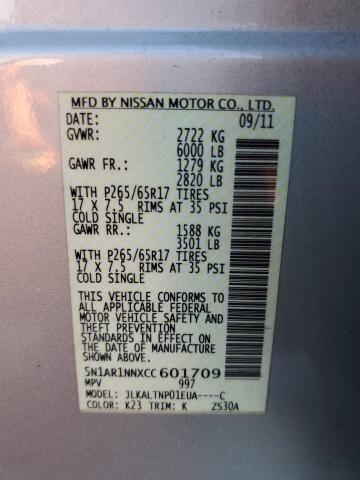 Photo 13 VIN: 5N1AR1NNXCC601709 - NISSAN PATHFINDER 