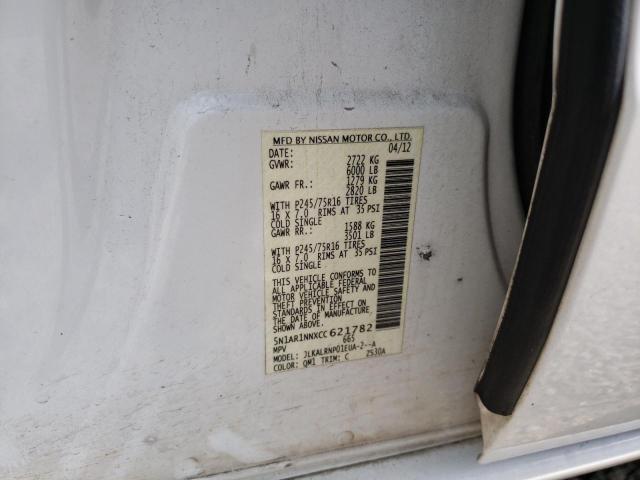 Photo 12 VIN: 5N1AR1NNXCC621782 - NISSAN PATHFINDER 