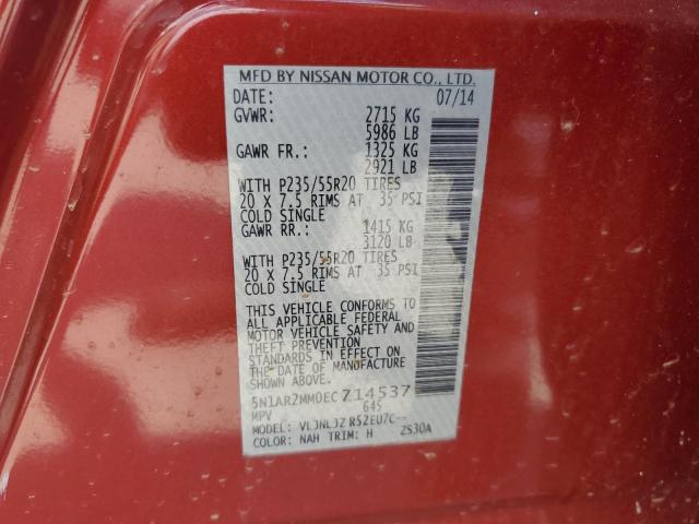 Photo 11 VIN: 5N1AR2MM0EC714537 - NISSAN PATHFINDER 