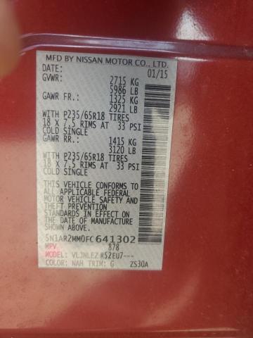 Photo 11 VIN: 5N1AR2MM0FC641302 - NISSAN PATHFINDER 