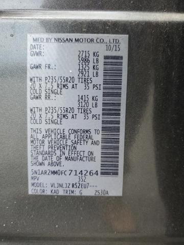 Photo 13 VIN: 5N1AR2MM0FC714264 - NISSAN PATHFINDER 