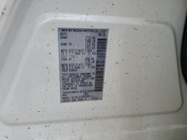 Photo 12 VIN: 5N1AR2MM0GC652169 - NISSAN PATHFINDER 