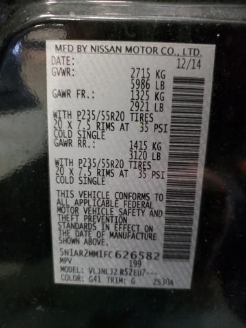 Photo 9 VIN: 5N1AR2MM1FC626582 - NISSAN PATHFINDER 