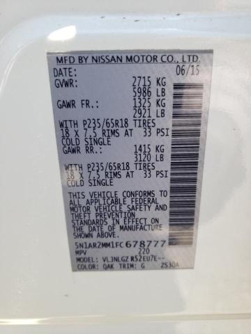 Photo 13 VIN: 5N1AR2MM1FC678777 - NISSAN PATHFINDER 