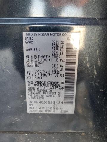 Photo 12 VIN: 5N1AR2MM1GC633484 - NISSAN PATHFINDER 