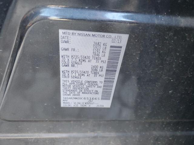 Photo 12 VIN: 5N1AR2MM2DC651665 - NISSAN PATHFINDER 