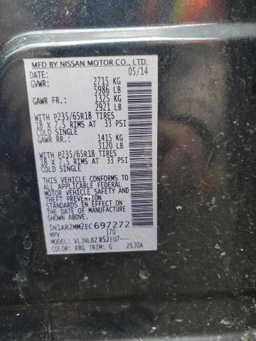 Photo 11 VIN: 5N1AR2MM2EC697272 - NISSAN PATHFINDER 