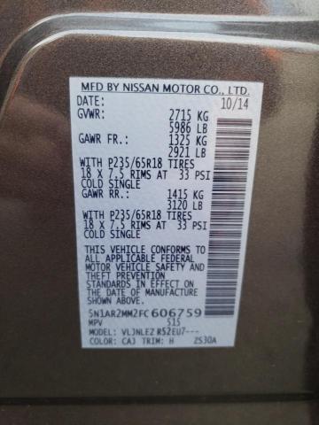 Photo 9 VIN: 5N1AR2MM2FC606759 - NISSAN PATHFINDER 