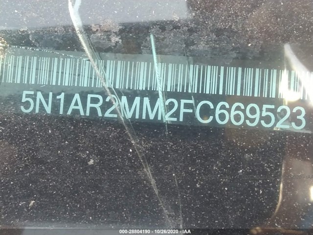 Photo 8 VIN: 5N1AR2MM2FC669523 - NISSAN PATHFINDER 