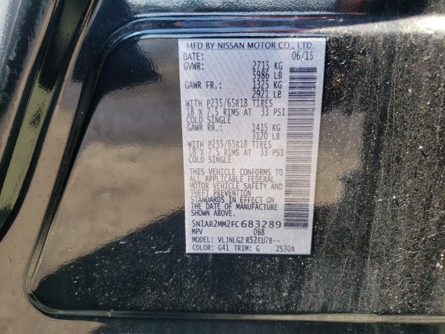 Photo 9 VIN: 5N1AR2MM2FC683289 - NISSAN PATHFINDER 