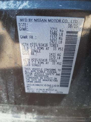 Photo 12 VIN: 5N1AR2MM2FC696169 - NISSAN PATHFINDER 