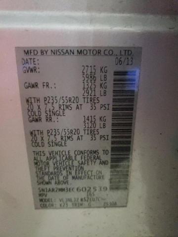 Photo 12 VIN: 5N1AR2MM3EC602539 - NISSAN PATHFINDER 