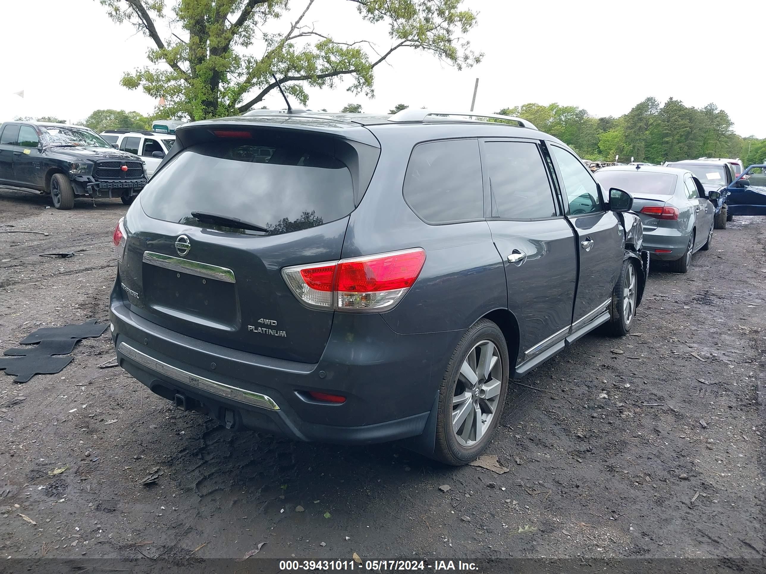 Photo 3 VIN: 5N1AR2MM4DC602791 - NISSAN PATHFINDER 