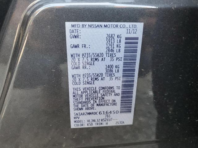 Photo 12 VIN: 5N1AR2MM4DC616450 - NISSAN PATHFINDER 