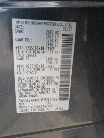 Photo 12 VIN: 5N1AR2MM4DC639792 - NISSAN PATHFINDER 