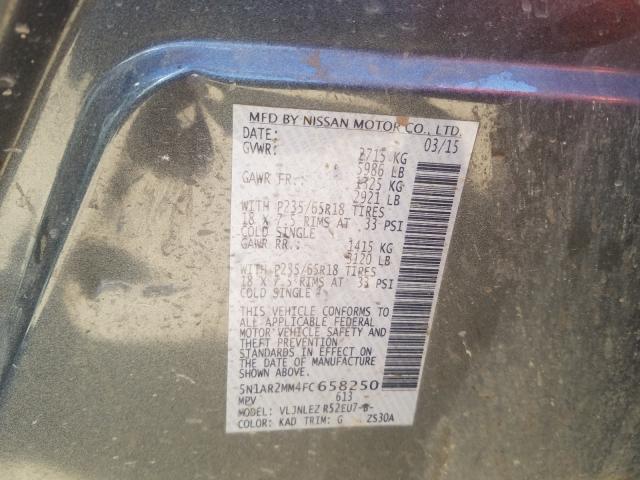 Photo 9 VIN: 5N1AR2MM4FC658250 - NISSAN PATHFINDER 