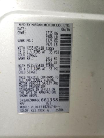 Photo 12 VIN: 5N1AR2MM4GC661358 - NISSAN PATHFINDER 