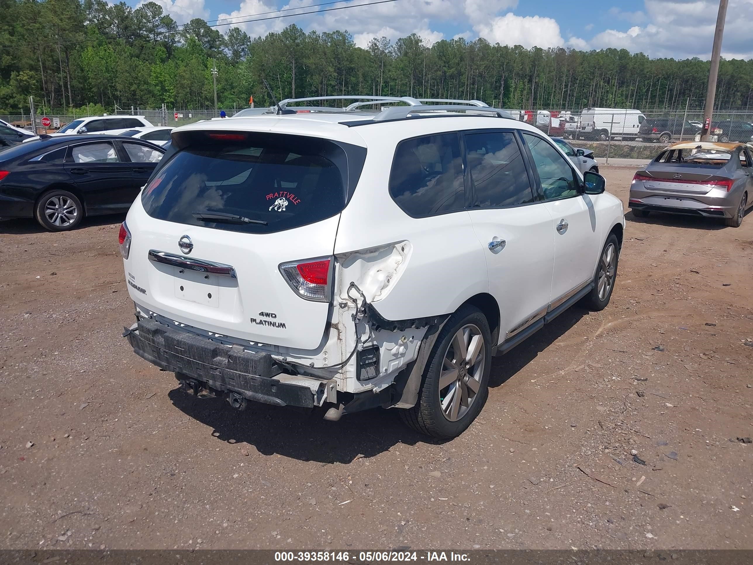 Photo 3 VIN: 5N1AR2MM5EC636658 - NISSAN PATHFINDER 